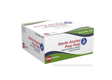 Alcohol Prep Pads, Medium, 200/ Box