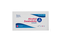 Alcohol Swabsticks, 3 swabstick/pack, 25 Packets/Box
