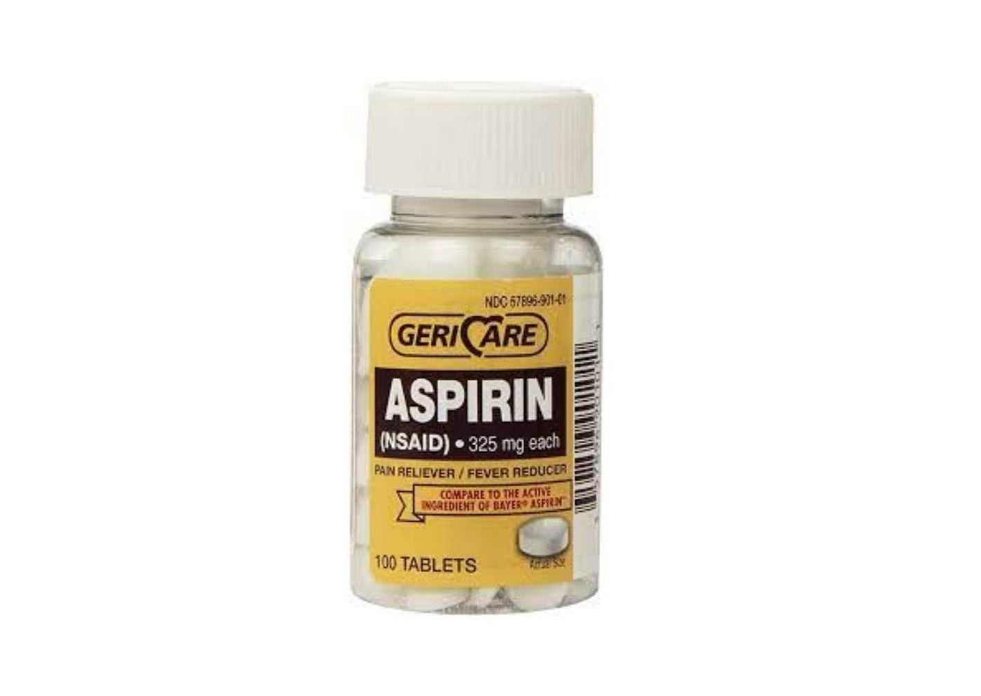 Aspirin, 325 MG, 100 Tablets