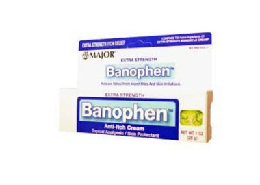BANOPHEN ANTI-ITCH 2% CREAM (Benadryl)1OZ