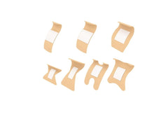 Sheer Plastic Spot Bandages, 7/8" diameter, 100/Box