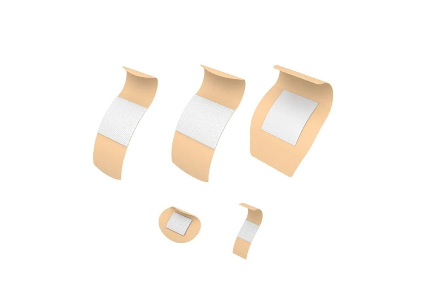 Bandages, Sheer Plastic 1" X 3", 100/Box