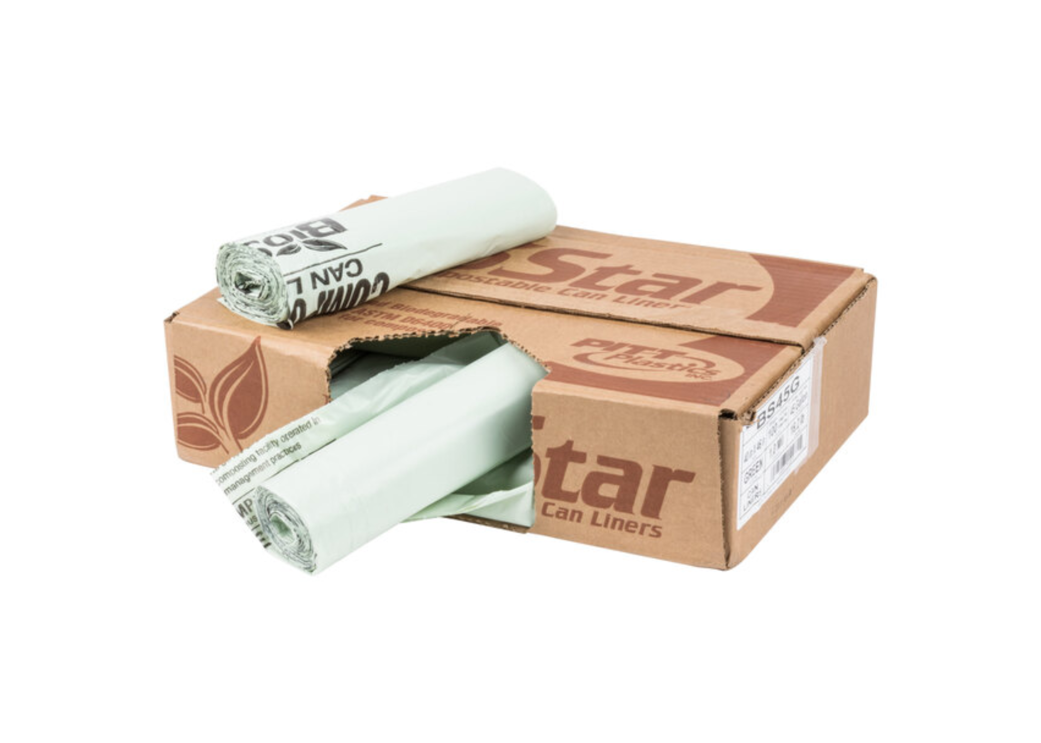 Compostable Trash Can Liner 40-45 Gallon- 100/Case