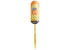 Swiffer® Dusters Heavy-Duty 36" Extendable Handle Starter Kit with 3 Duster Cloth Refills - 4/Case
