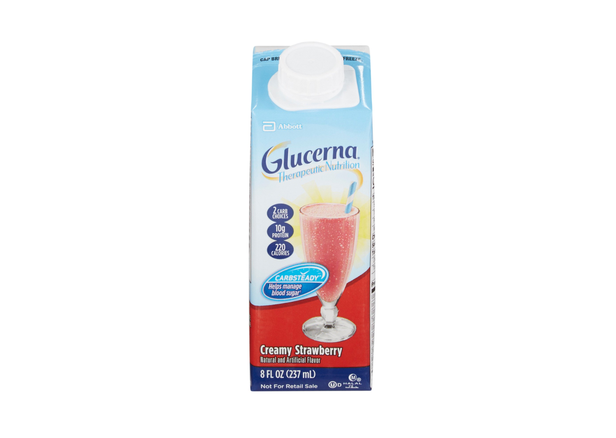 GLUCERNA SHAKE 8 OZ STRAWBERRY  24/CS