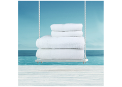 HAND TOWEL CLASSIC WHITE COTTON 16"X27" DOZEN