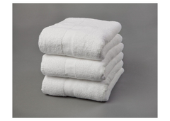TOWEL, BATH, WHITE, 22X44 6LB/DZ, CTN