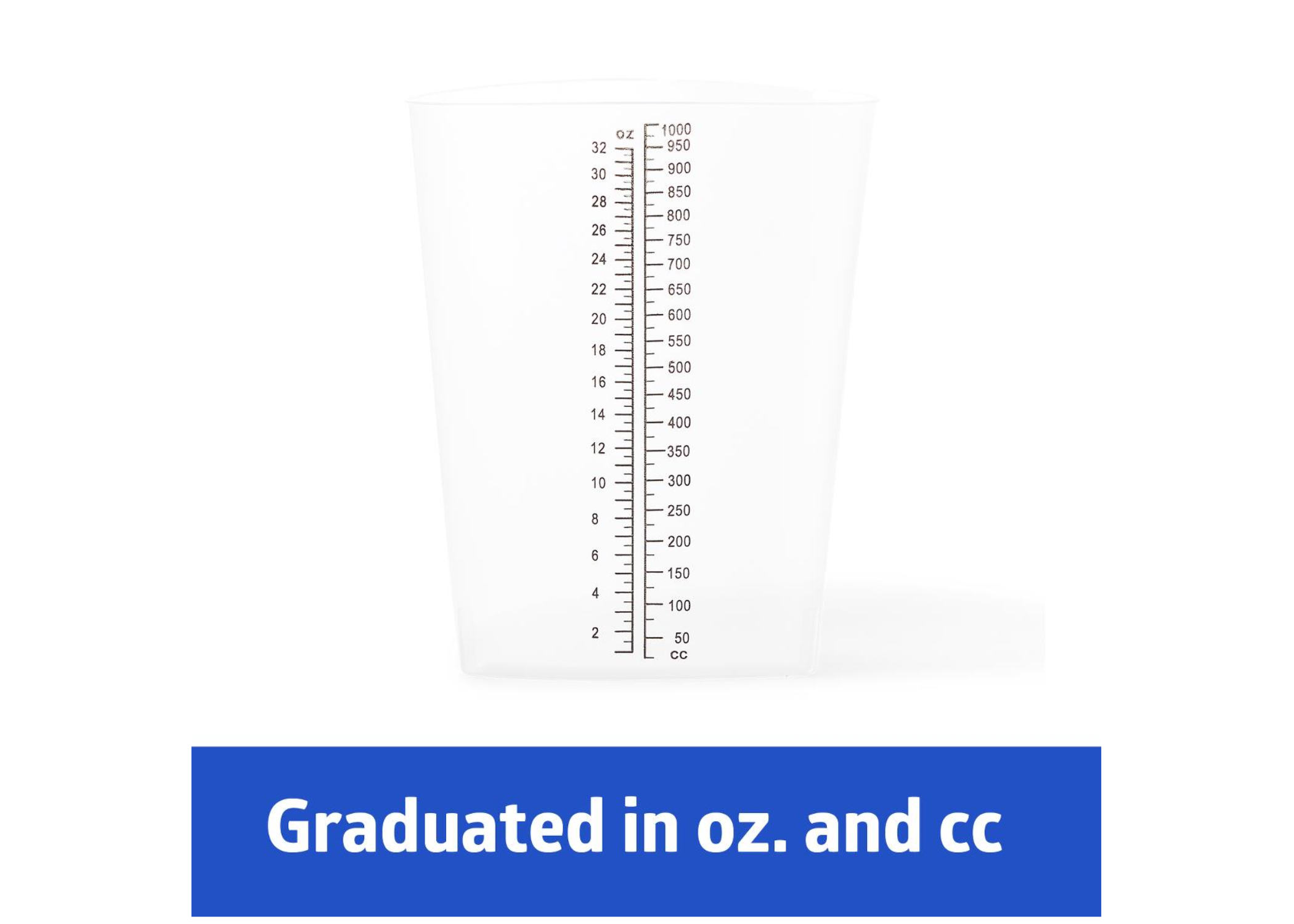 Graduated Triangular Intake/Output Containers each