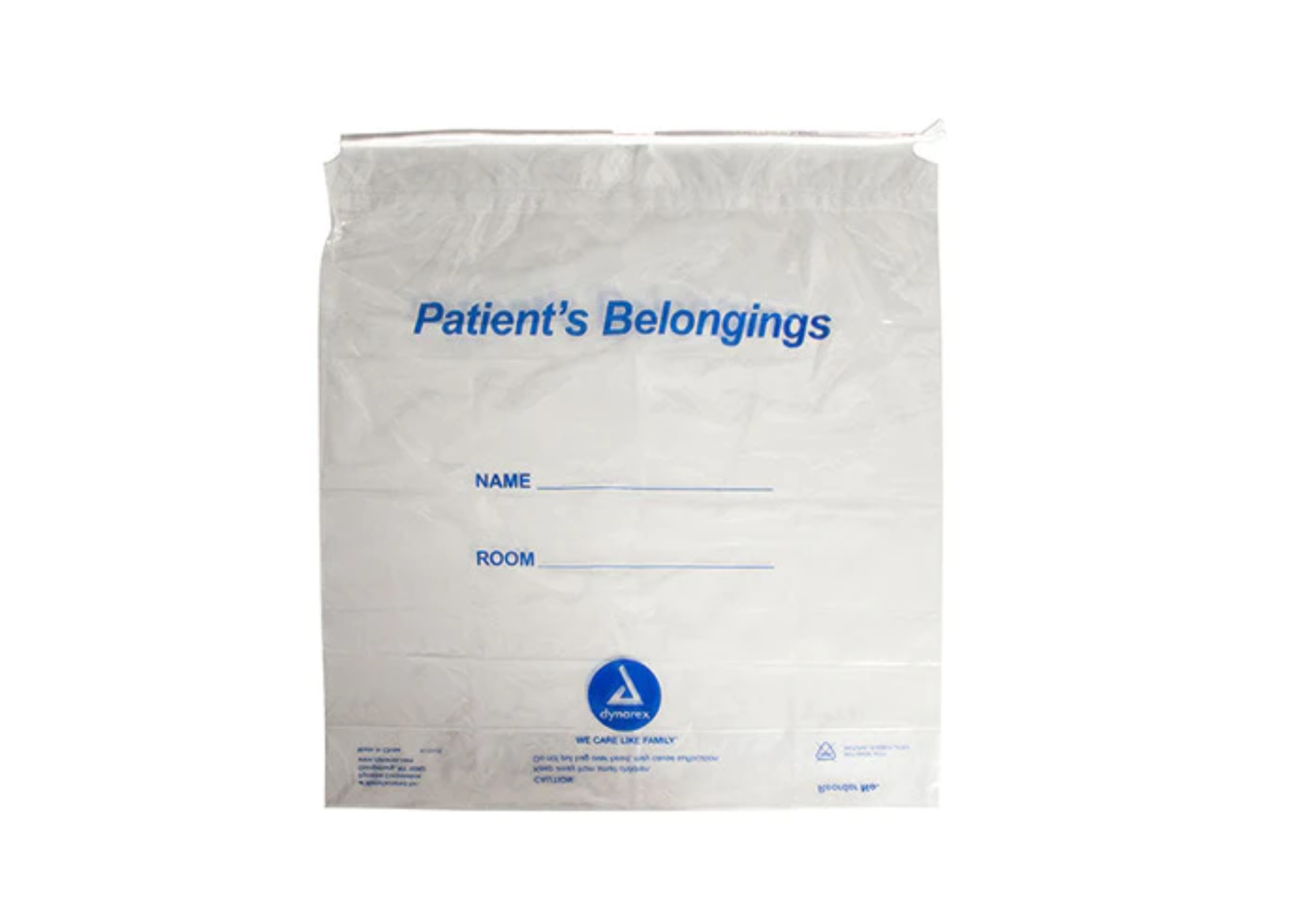 Patient Belongings Bags 20" x 20", 25 Each