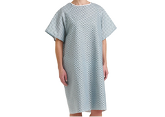 PATIENT GOWNS, STRT BACK, TIES, DZ