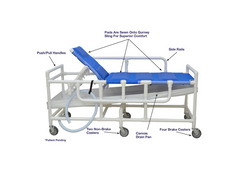 Mobile Shower Bed 450 lbs. Weight Capacity