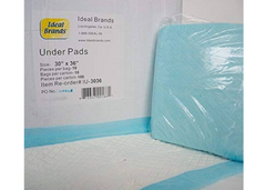 Underpad, Disposable 30X36, 100 /Cs