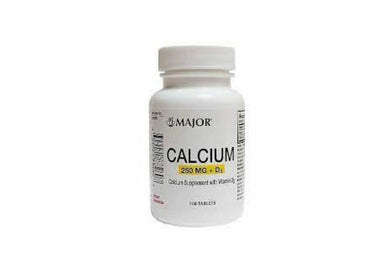 Calcium + D, 250MG, 125 IU, 100 Tablets per Bottle