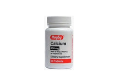 Calcium + D, 600 MG, 400 IU, 60 Tablets per Bottle