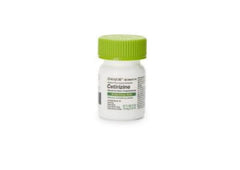 Cetrizine HCL (Zyrtec), 10 MG, 30 Tab/Bottle