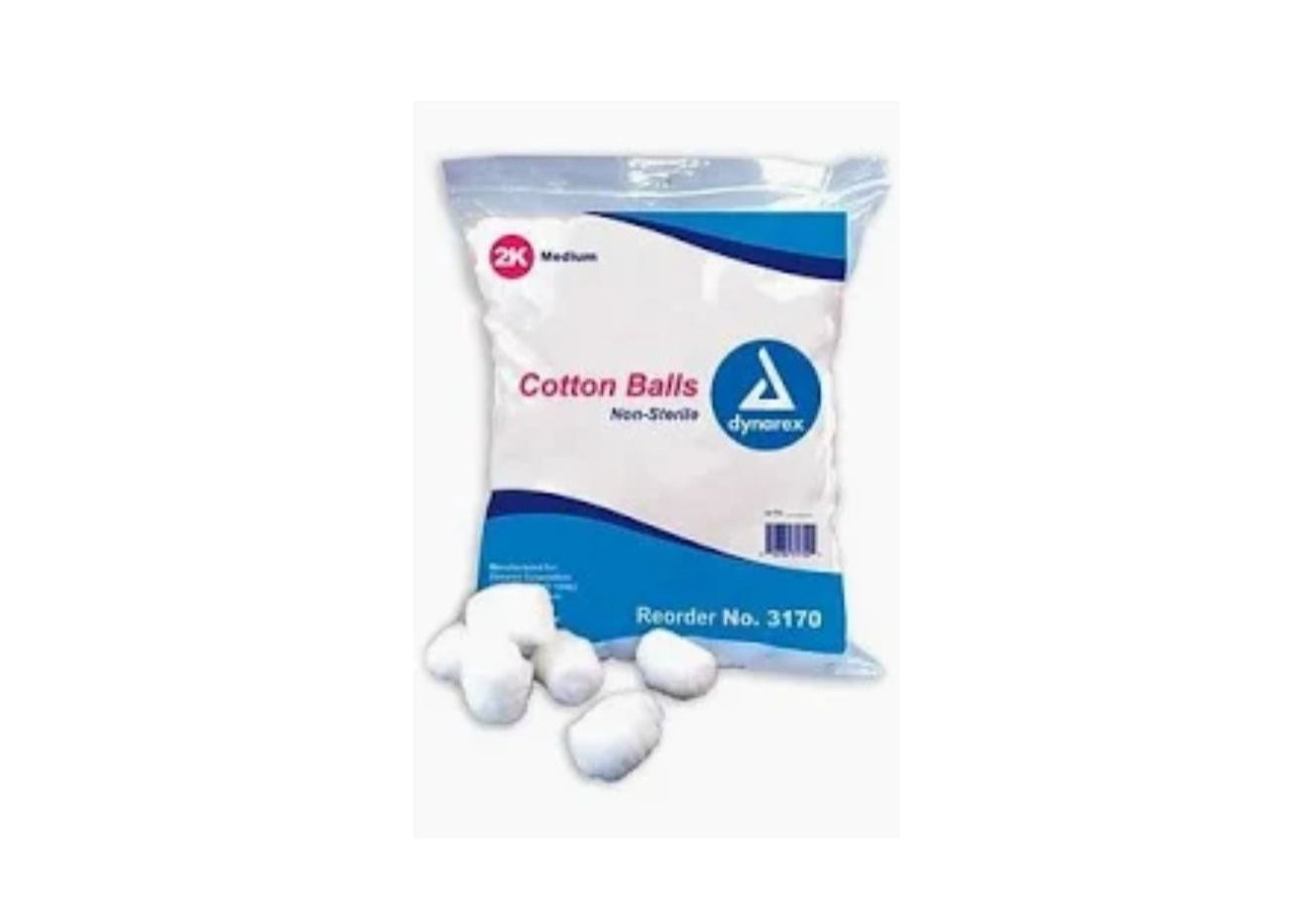 Cotton Balls, 200 per Bag