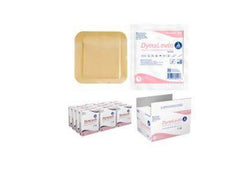 Dressing Foam, Bordered,dynalevin 6" X 6", 10/Box