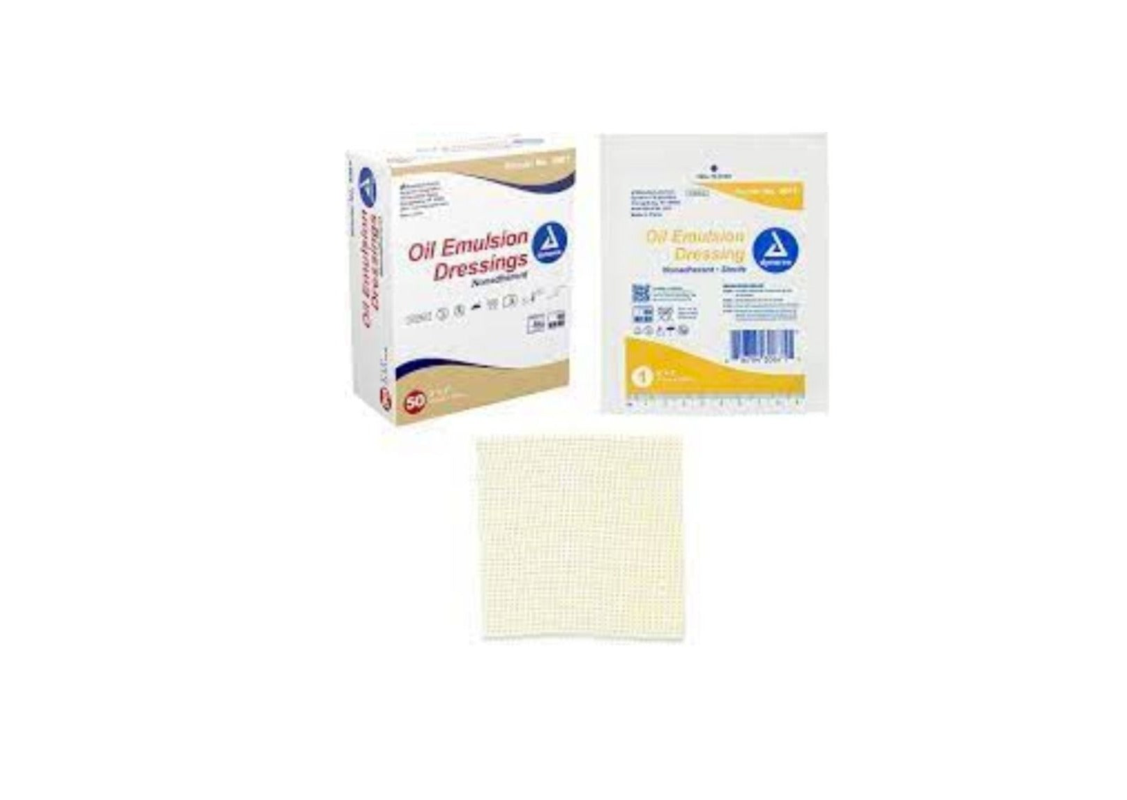 Dressing Oil Emulsion Dressing 3 X 3 Sterile, 50/Box