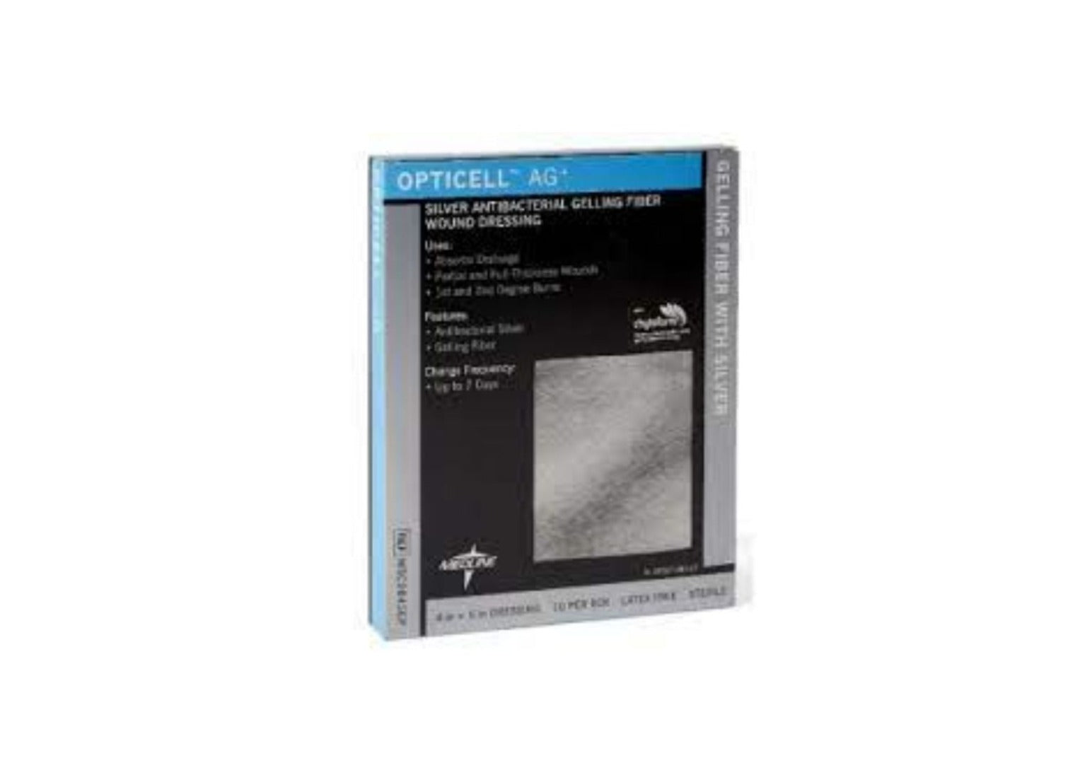 Dressing SilverOpticell Ag+ Antibacterial Gelling Fiber Wound Dressings 4x510/box