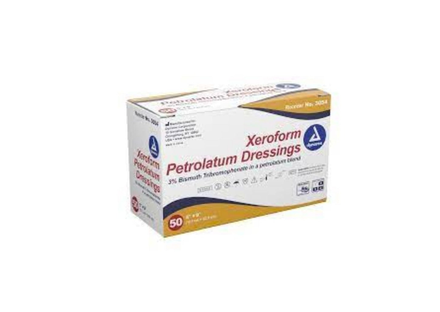 Dressing Xeroform, Petrolatum Dressing, 2" X 2", 25/BOX