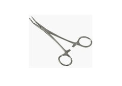 Forceps Hemostatic  5-1/2 Length, Ratchet Lock Finger Ring Handle Straight, Each