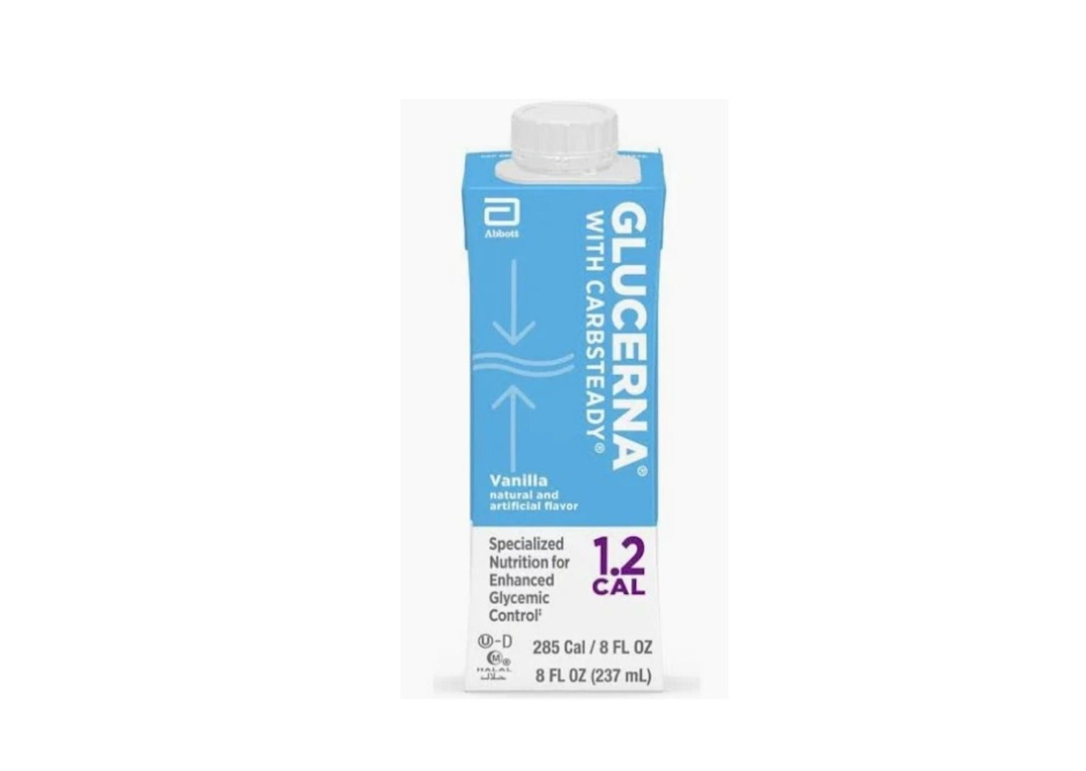 Glucerna 1 2 cal vanilla 8oz 24 cs beachwood medical supplies