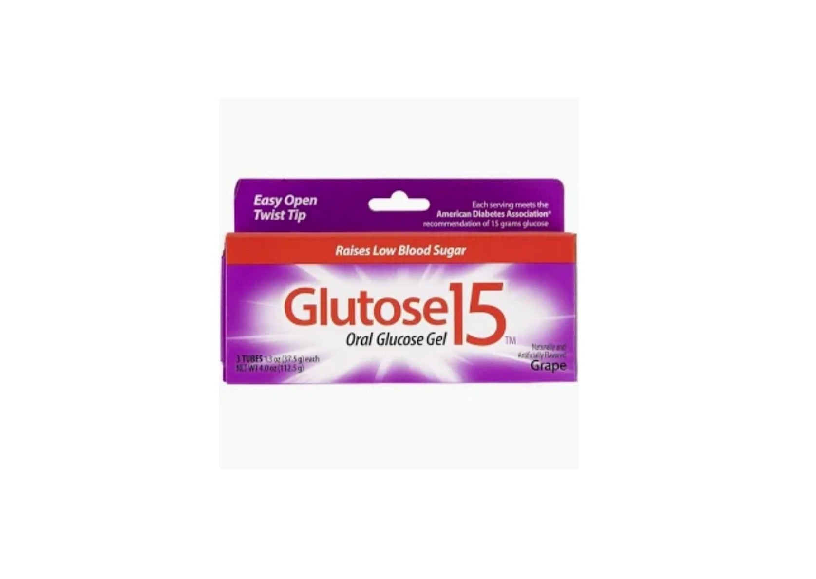 GLUTOSE 15 GRAPE GEL 3X37.5GM