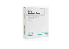 Gauze Bordered, Island dressing Sterile, 4X4, 25/BX