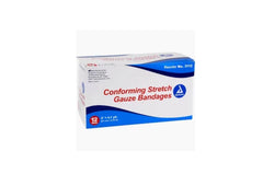 Gauze Conforming Supra-Foam,  Stretch ,Sterile, 4" X 4.1Yds , 12/Box