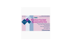 Hemorrhoidal Suppositories, 12 Suppositories per Box