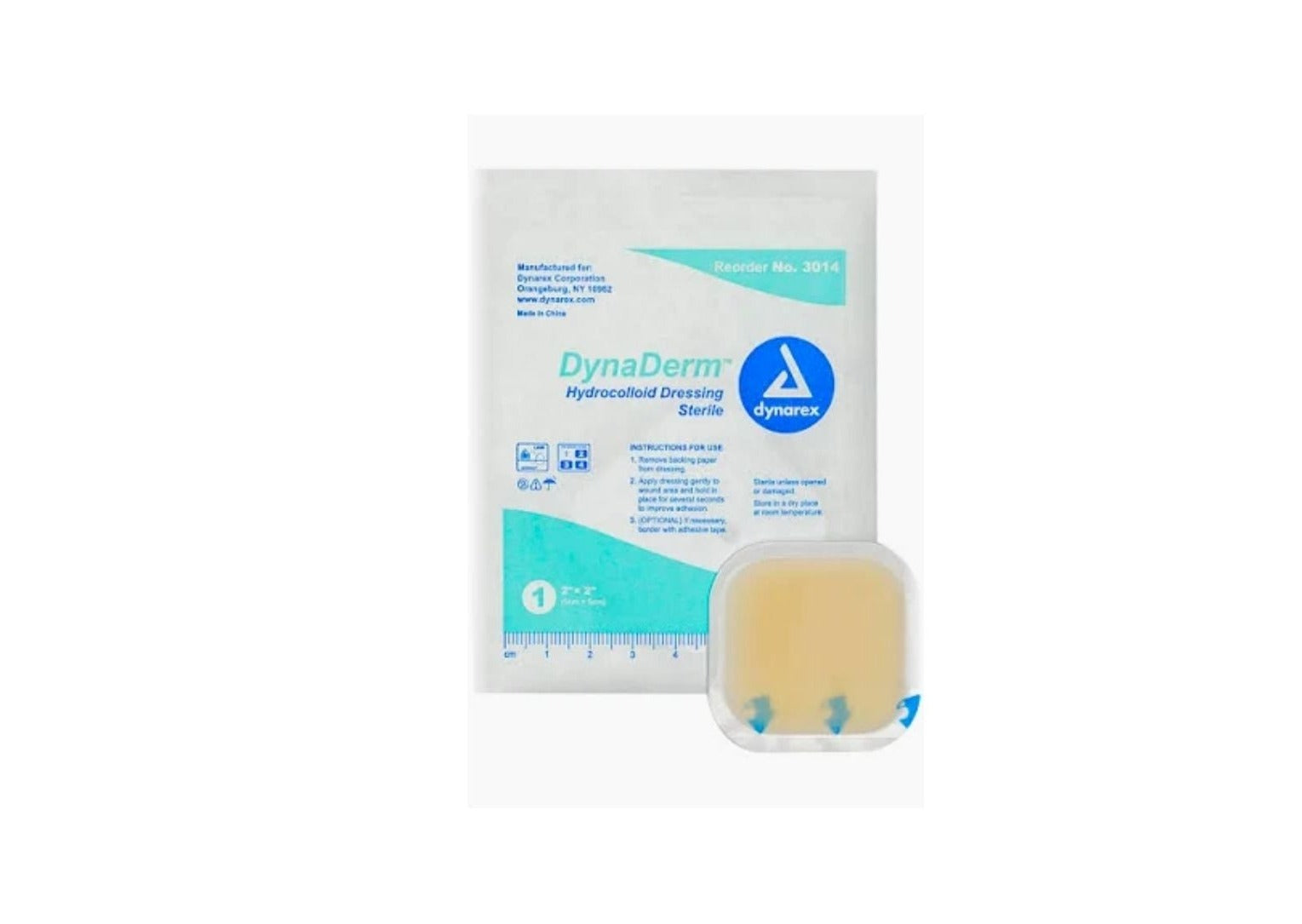 Hydrocolloid Wound Dressing,  6" X 6, 5/Bx