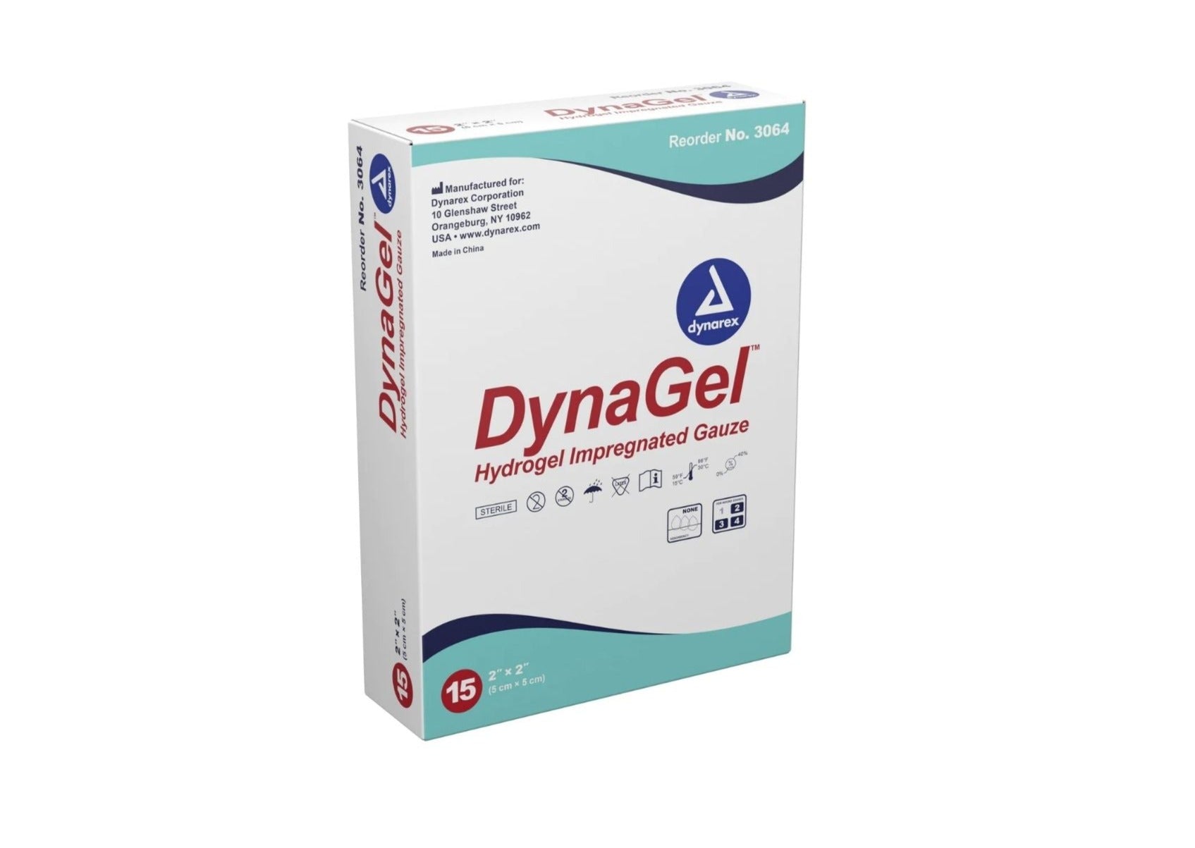 Hydrogel Wound Dressing Gauze Skintegrity 2"x2" Each