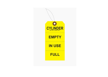 OXYGEN TAG: FULL, EMPTY, IN USE 10/PK