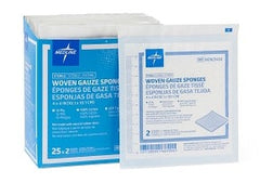 Gauze Sponge Woven Sterile  4" x 4", 12-Ply, 50/BOX