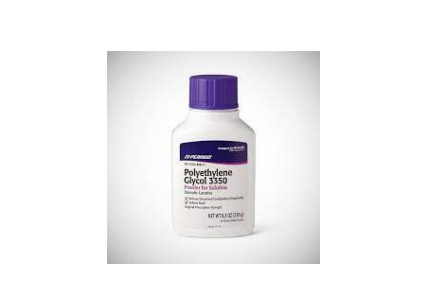 Polyethylene Glycol ( Miralax ) 8.3 OZ Per Bottle - Beachwood Medical ...
