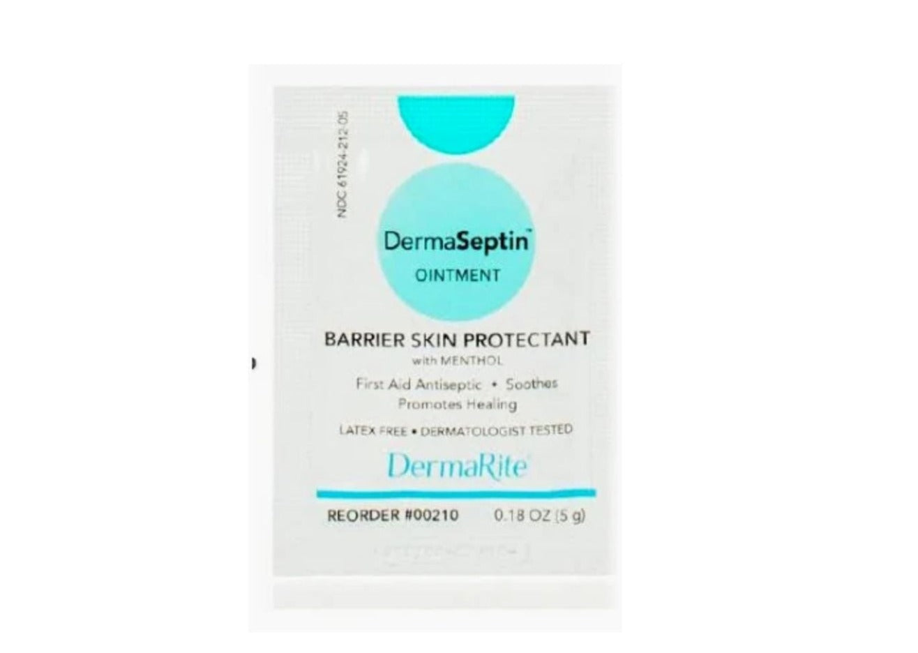 Skin Protectant DermaSeptin 5 Gram Individual Packet 144/Box