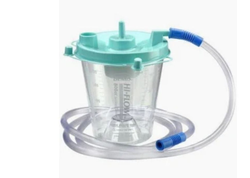 Suction Canister, 800 CC  W/ 10" tubing, elbow connector, 72" , hyd.filter, Ea