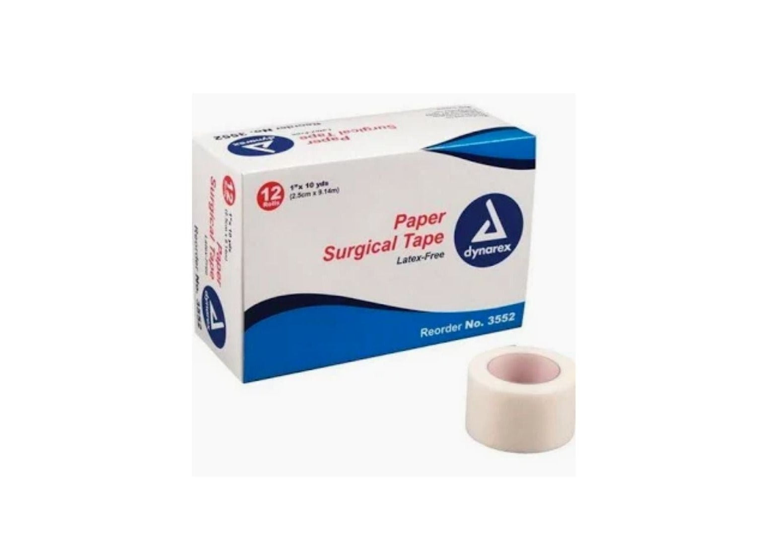 Tape Hypoallergenic  Surgical Tape,  Latex Free 1" x 10  12/Box