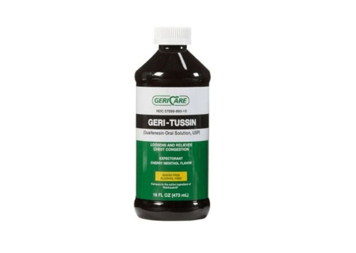 Tussin Syrup, (Guaifenesin), Sugar-Free, 8 Fl Oz per Bottle