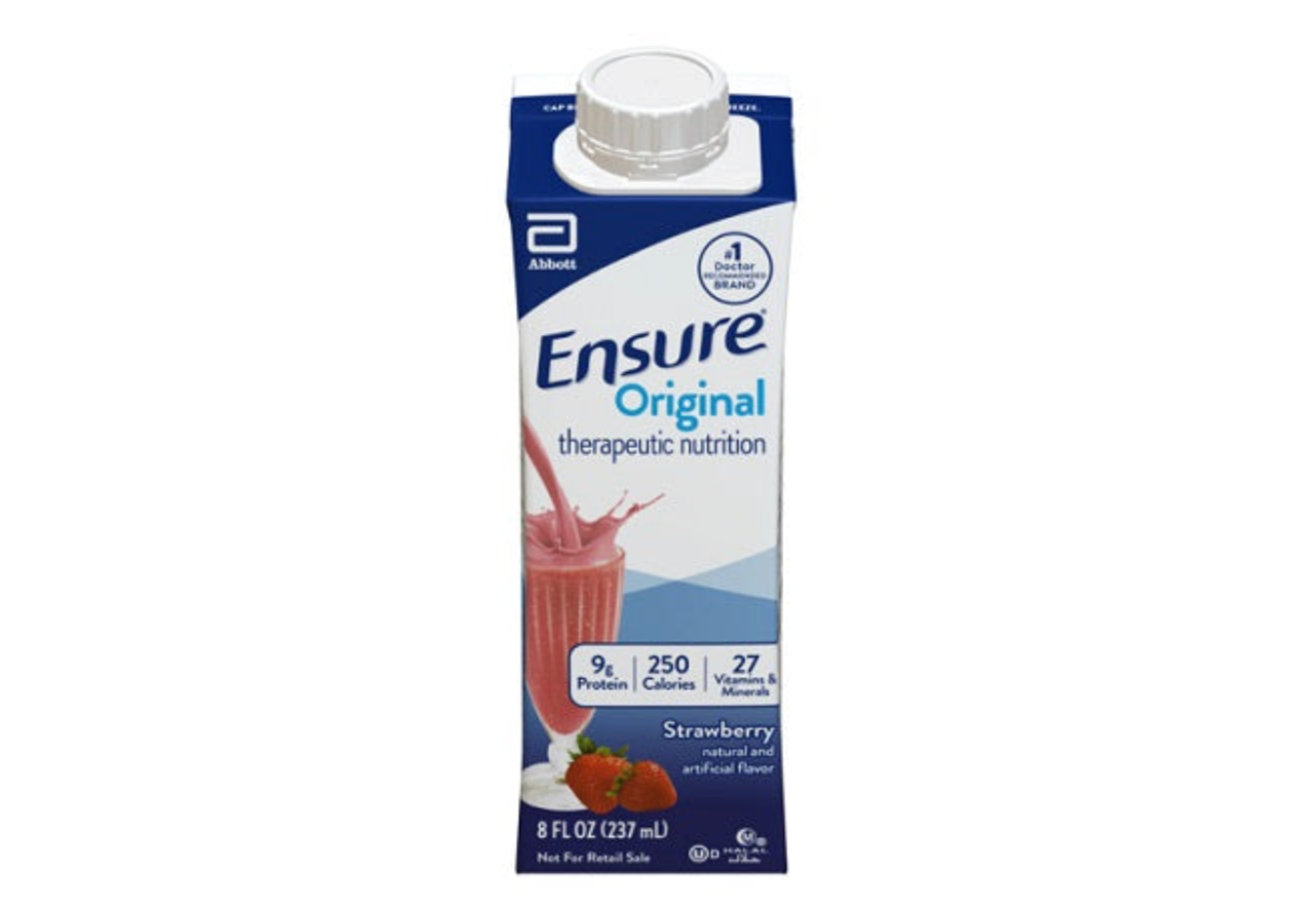 ENSURE STRAWBERRY CANS 8OZ-24/CS