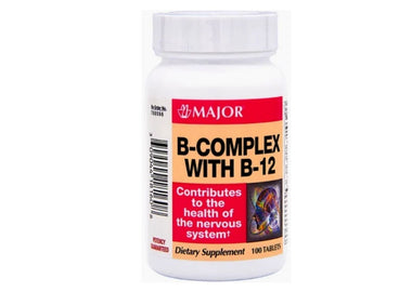 VITAMIN B-COMPLEX W/ B-12  100TAB