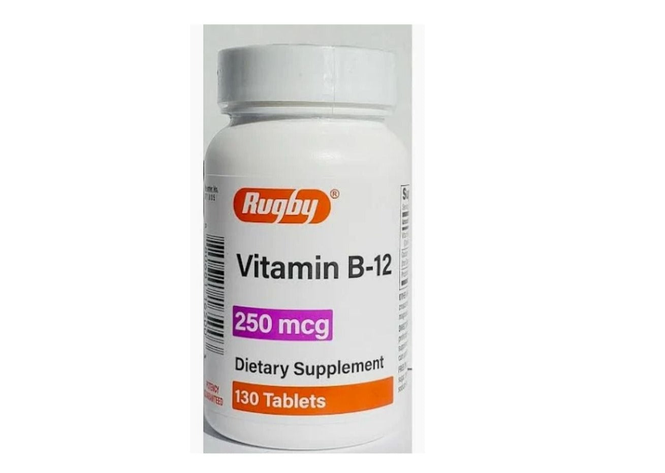 Vitamin B-12, 250 MCG, 130 Tablets Per Bottle – Beachwood Medical Supplies