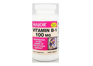 Vitamin B-1, 100 MG, 100 Tablets per Bottle