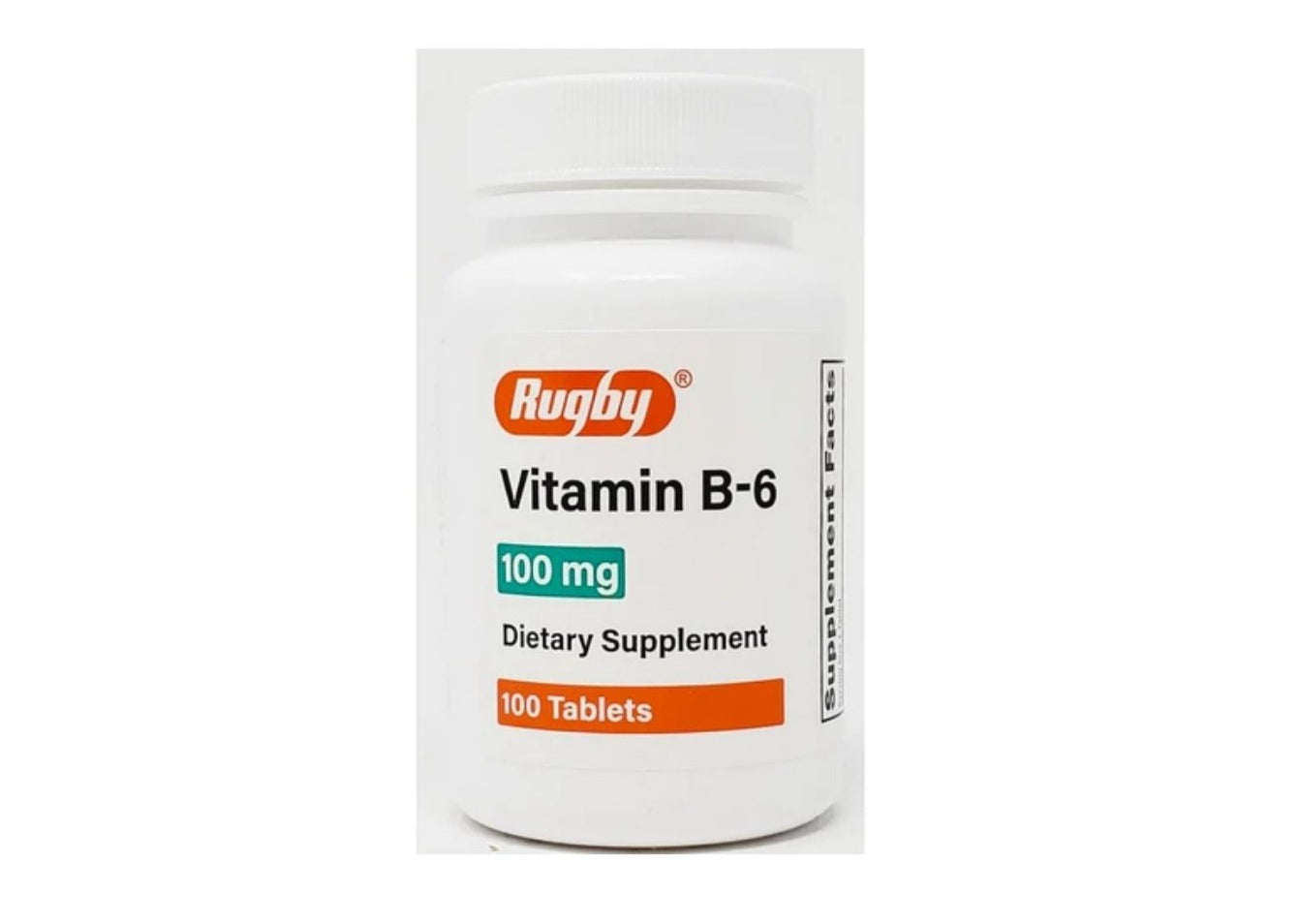 Vitamin B-6, 100 MG, 100 Tablets per Bottle