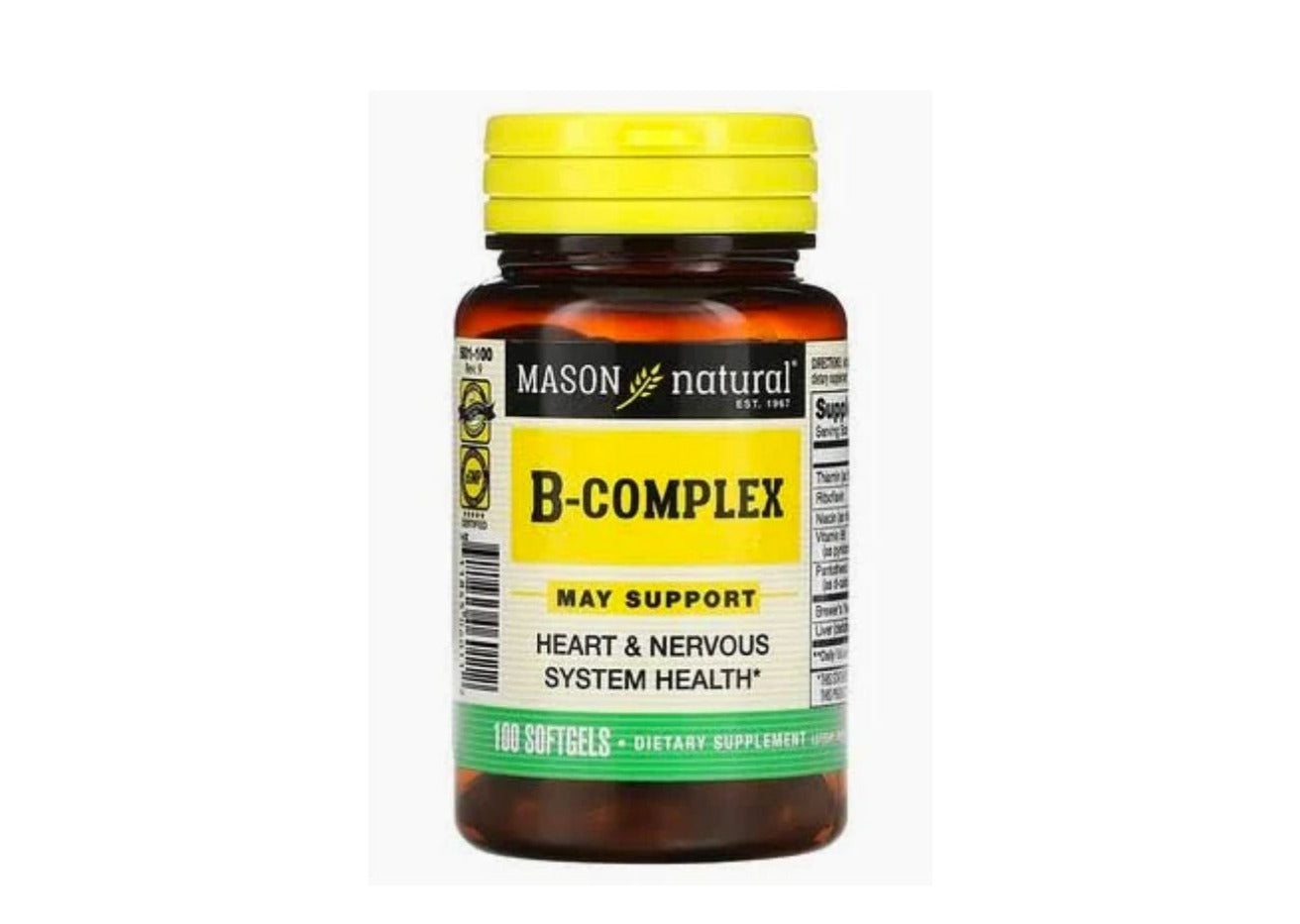 Vitamin B-Complex, 100 Softgels