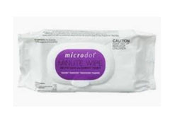 Wipe Surface Disinfectant Cleaner Microdot® Minute, Alcohol wipes 60/pack , 24/CS