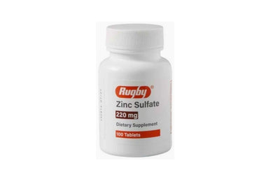 Zinc Sulfate, 220 MG, 100 Tablets