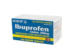 Ibuprofen (Advil), 200 MG, 100 Coated Tabs